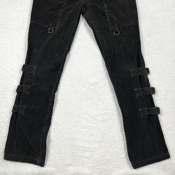 Y2K Euro Made in Italy Susan Small Bondage Corduroy Pants Sz EU 40 Waist 28 Vtg - Picture 6 of 16